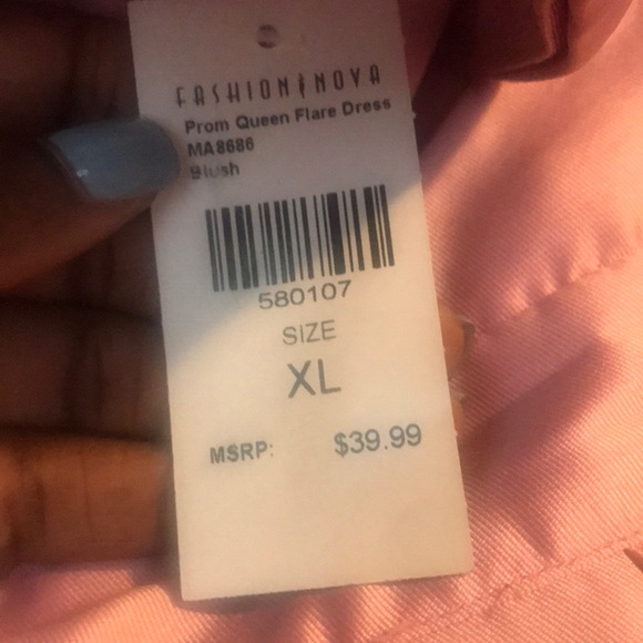 XL Rose Pink Party dress - Picture 1 of 3